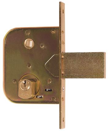 SERRATURA CANCELLO INFILARE 600450 ISEO B.Q ZINC F.MM 22 C.SFACC M1+SCR+Q8 E.MM 45