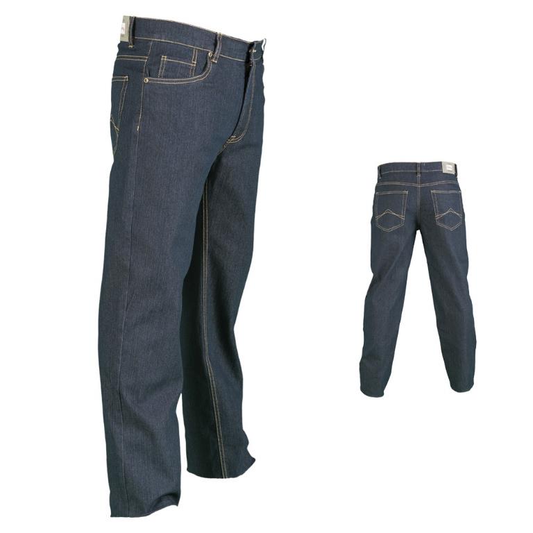 JEANS ELASTICIZZATO 5 tasche TAGLIA L lavorazione stone-washed 75% cotone 22% poliestere 3% elastan.