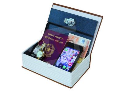 CASSETTA PORTAVALORI A LIBRO 265X205X65H