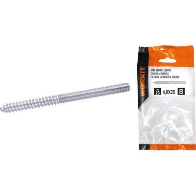 VITI BLISTER DOPPIO FILETTO METRICO/LEGNO 4X25 PZ 23