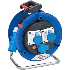 AVVOLGICAVO 25 MT CON 2 PRESE CEE + PRESA TRADIZIONALE CAVO 3X2,5 Brennenstuhl 1332766