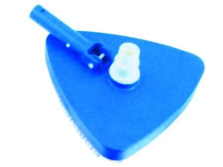 SPAZZOLA ASPIRANTE "TRIANGLE" SENZA MANICO PER PISCINEspazzola aspirante con setole inferiori, per esercitare la sua funzione, dovrà essere collegato