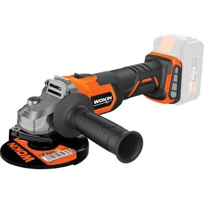SMERIGLIATRICE ANGOLARE BATTERIA GP20V 621445 WOKIN VOLT 20 MM 115 BRUSHLESS CON 1 BATTERIA 4 AH + CARICATORE