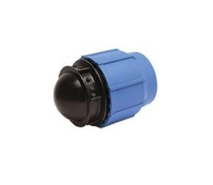 TAPPO TERMINALE BLU PVC 20