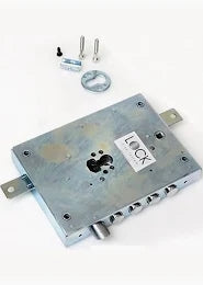 SERRATURA METALLO APPLICARE SER NE42 DIERRE ATRA F.SAGOM M4 TRIPL+SCR E.MM 70 AMBIDESTRA SX/DX