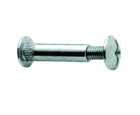 VITI A CANNOCCHIALE MM. 8 NICHELATE CROMO DA MM. 31/46