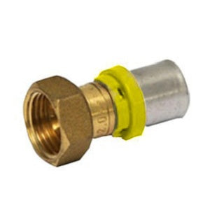 RACCORDO 16X1/2 F GIREVOLE DIRITTO  GAS  PINZARE