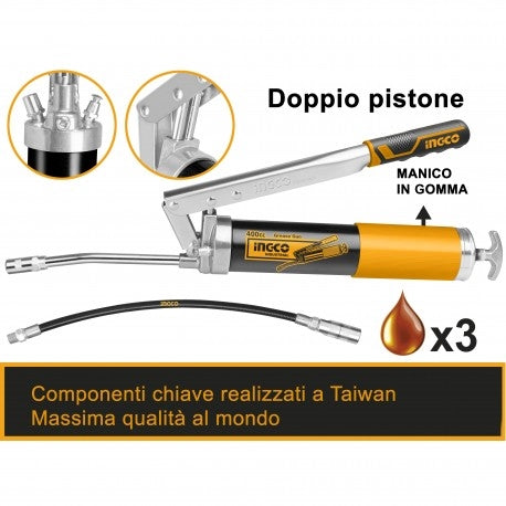 INGRASSATORE MANUALE 400 CC INGCO GRG015002