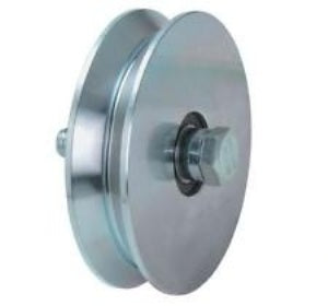 Ruota canc 100 c/bullone 2 cuscinetti gola Y