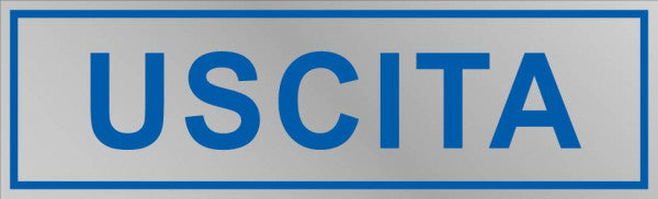 ETICHETTA USCITA SX 150X50 COD. 26330