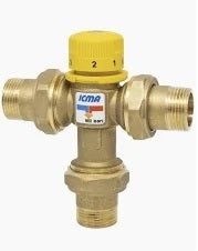 MISCELATORE TERMOSTATICO PER IMPIANTI SOLARI A BOCCHETTONE 3/4 M 93S107AE05