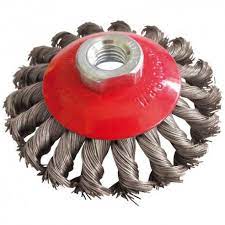 SPAZZOLA CIR. CONICA RITORTA 120X14 FU1665 REF.020241-AXEL