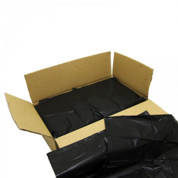 BUSTA SPAZZATURA GRANDE 90X120 CARTONE KG 18 NERE