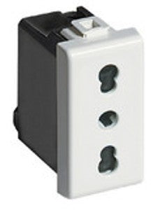 PRESA 2P+T BIVALENTE  AM5180 MATIX