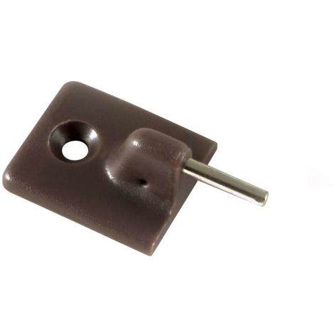 GANCIO ADESIVO/AVVITABILE PER BRIS BRIS MARRONE BLISTER PZ 2