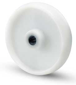 RUOTA NYLON 125x40  M45 CON CUSCINETTO FORO 15 (SENZA SUPPORTO)