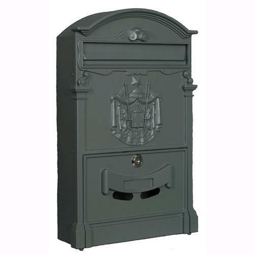 Cassetta postale "Regia posta" cm.25x9x41h. colore  nero