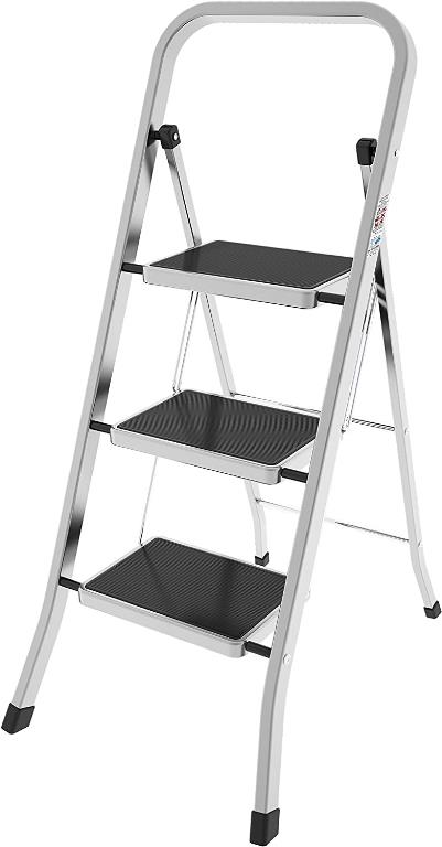 SCALETTO ALLUMINIO 3 GRADINI ECONOMICO