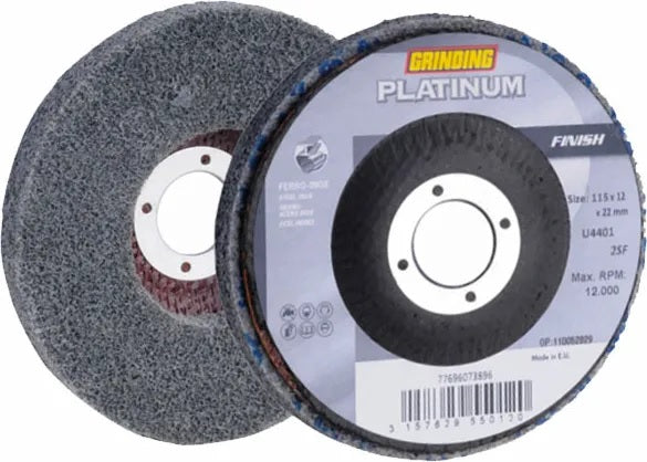 DISCO FINITURA/LUCIDATURA ACCIAIO PLATINUM FINISHED