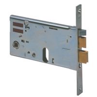 SERRATURA METALLO INFILARE ELETTRICA 14460 CISA B.Q ZINC F.MM 16 F.OVALE+SCR+M2 MF H.MM 77 Entrata.MM 70