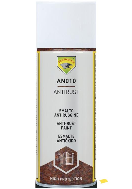 SPRAY ANTIRUST AI FOSFATI DI ZINCO COLORE BIANCO PURO BRILLANTE 400ML