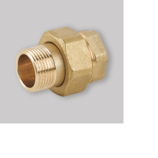 BOCCHETTONE 1/2 MASCHIO FEMMINA OTTONE