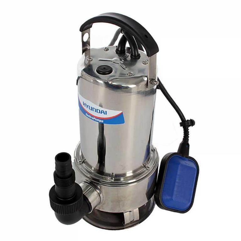 ELETTROPOMPA SOMMERSA HYUNDAY 35614 750W PER ACQUE SPORCHE E CHIARE PORTATA 13000LT/ORA PROFONDITA MAX 7 MT PREVALENZA 8 MT