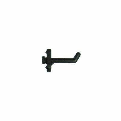 Gancio plastica per pannelli forati Fig. 7 a L mm 2