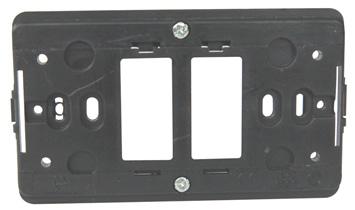 SUPPORTO 2 FORI SCATOLA TONDA