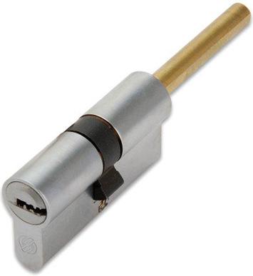 CILINDRO SAGOMATO K2 3200-Q X POMOLO SECUREMME CROMO SATINATO CHIAVI 5 MM 65 30+35