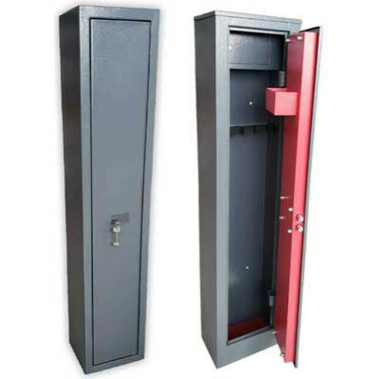 ARMADIO PORTAFUCILI 8 POSTI C/TESORETTO 430X300X1450H PESO 42KG
