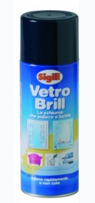 DETERGENTE PER VETRI SPRAY VETRO BRILL 400ML SIGIL