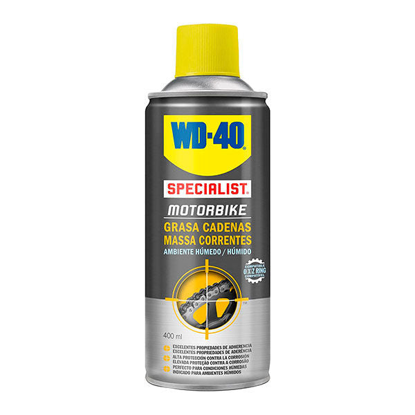 GRASSO CATENA MOTO WD-40 SPECIALIST 400ML