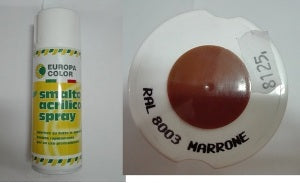SPRAY MARRONE FANGO 400 ML RAL8003   AR