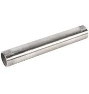 TRONCHETTO FILETTATO 3/4  6 CM INOX 316