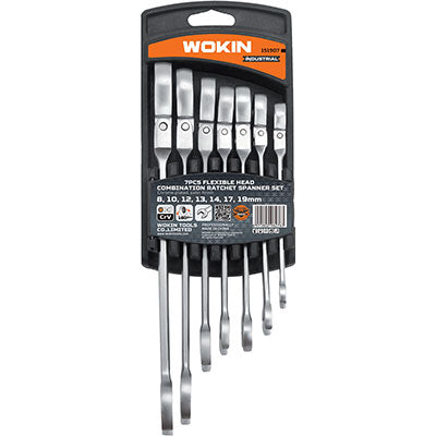 SERIE CHIAVI COMBINATE A CRICCO FLEX SERIE 151907 WOKIN MM 8/19 CF=PZ 7