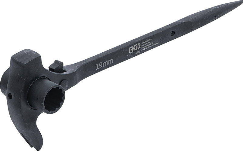 CHIAVE A CRICCHETTO PER PONTEGGI 4 IN 1 MM 19 E 22 MM