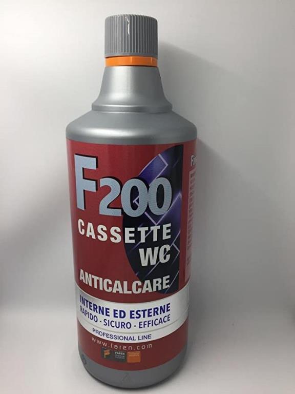 DISINCROSTANTE PER CASSETTE WC F200