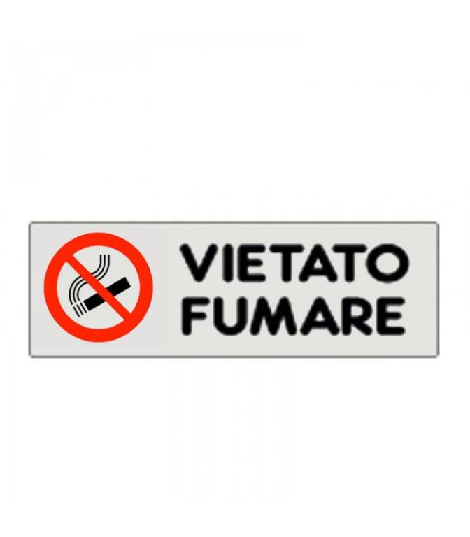 ETICHETTA VIETATO FUMARE 150X50