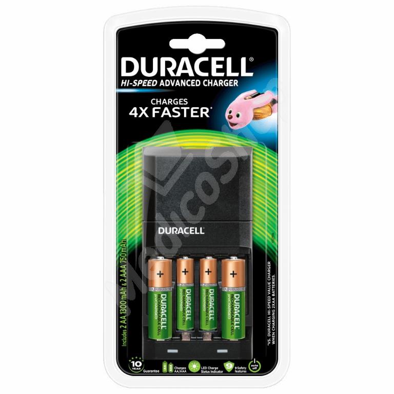 CARICABATTERIE DURACEL CEF14 + 2 STILO + 2 MINISTILO