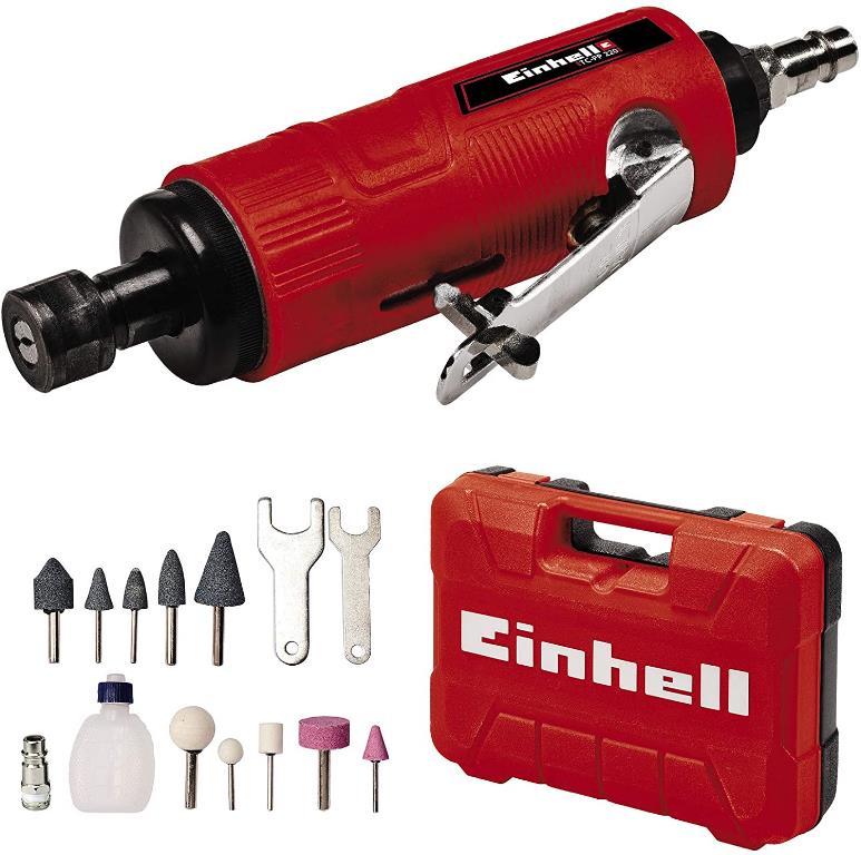 SMERIGLIATRICE PNEUMATICA TC-PP 220 AD ARIA CON VALIGETTA E 10 MOLETTE