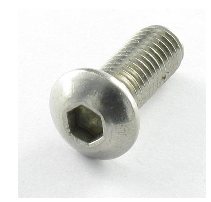 BRUGOLA TESTA BOMBATA 8X20 ZINCATA ISO 7380 10.9