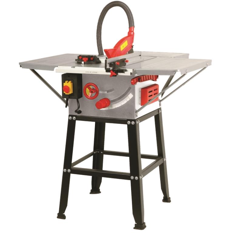 BANCO SEGA,TC-TS 2025/2 U, POTENZA 2000 W, LAMA DIAM. MM 250, CON 3 RIPIANI DI APPOGGIO - EINHELL