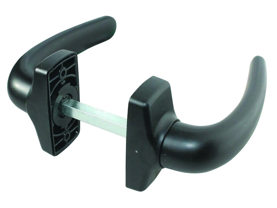 MANIGLIA ABS NERA CON MOLLA ART.539 IBFM