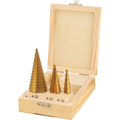 FRESE ALLARGAFORI CONICHE A GRADINO SERIE 756603 WOKIN MM 4/32 CF=PZ 3