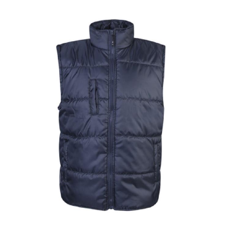 GILET LOGICA KART5 imbottito con cappuccio 100% poliestere nero interno giallo TAGLIA XXL