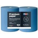 CARTA ASCIUGAMANI BLU PER OFFICINA PREMIUM  2 ROTOLI KG 3,6