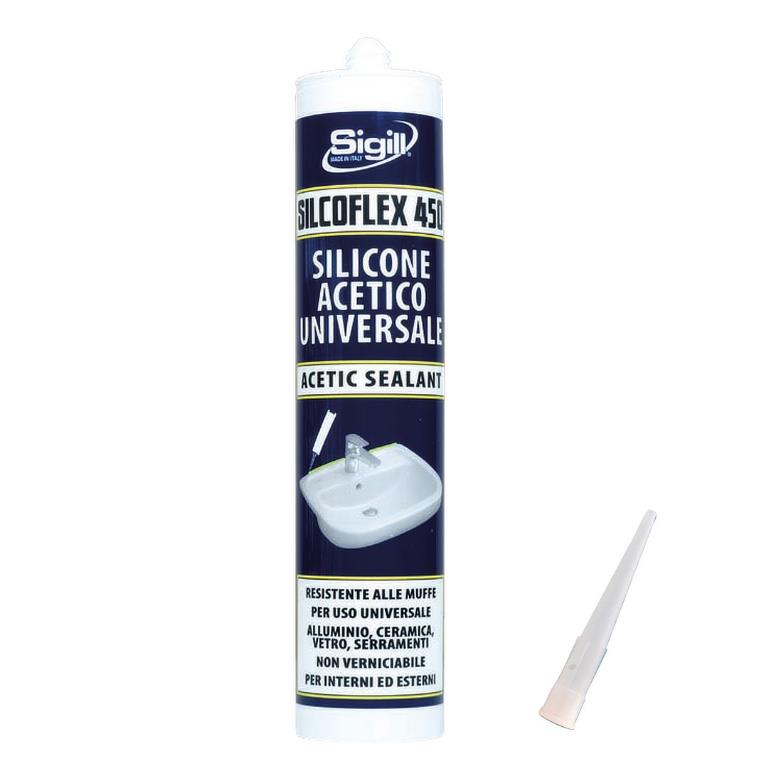 SILICONE ACETICO GRIGIO 280 ML