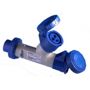 ADATTATORE CEE DOP. 2X16A+T220 GW64010