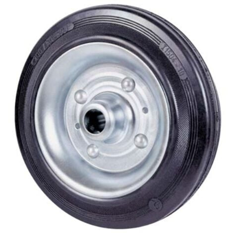 RUOTA GOMMA NERA 100 AVO